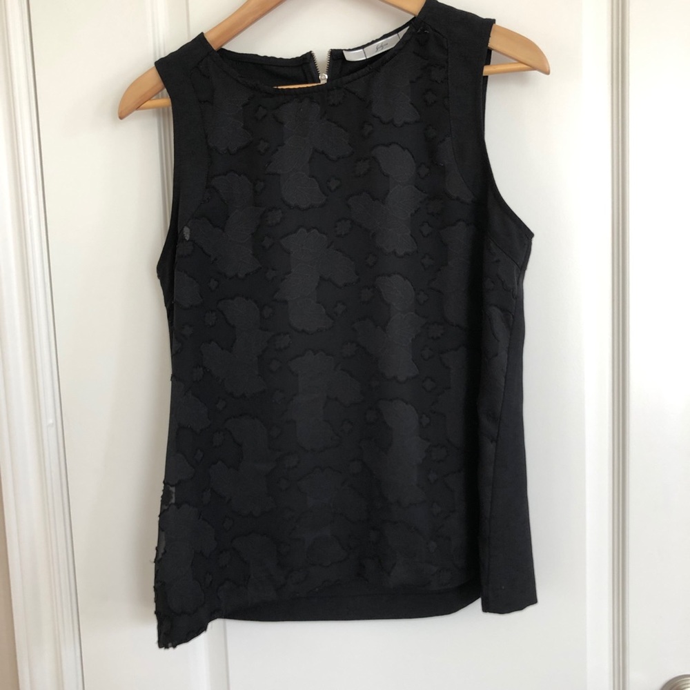 Black Sheer Tank top Blouse